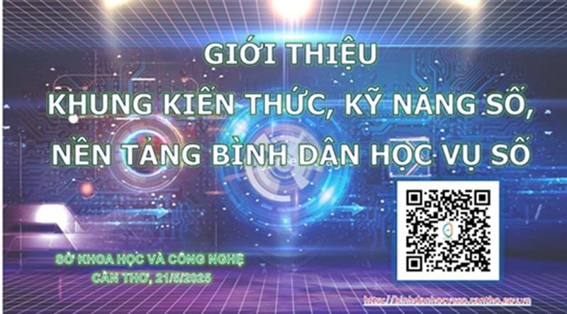 Cần Thơ giới thiệu Khung kiến thức, kỹ năng, nền tảng triển khai ‘Bình dân học vụ số’